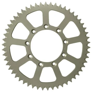 Coroa Alumínio KX 100 passe 428 TM: 52D Polido - Durag - Spinelli